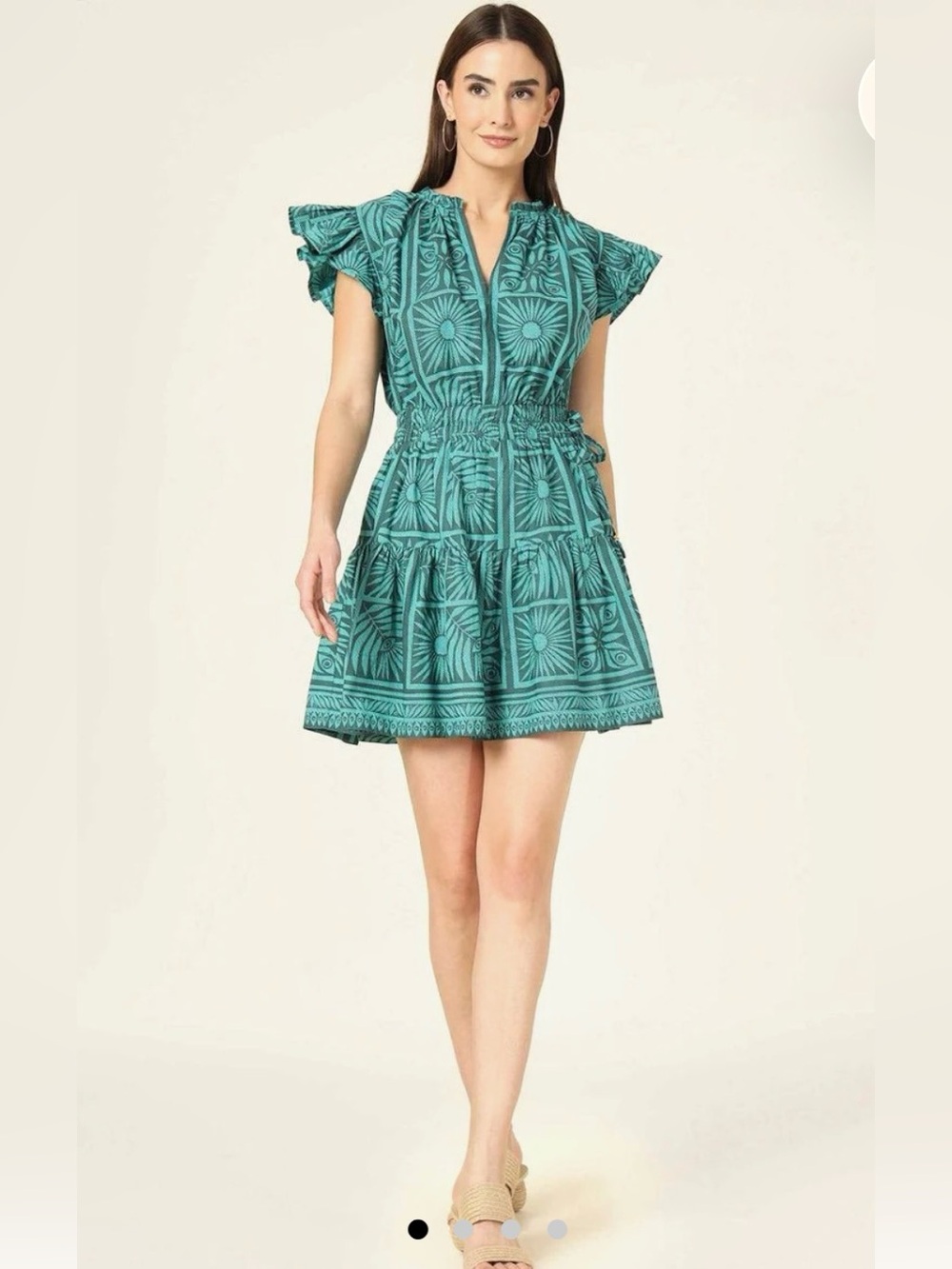 Beautiful Omika Harlow Mini Dress in Tashi Palm!